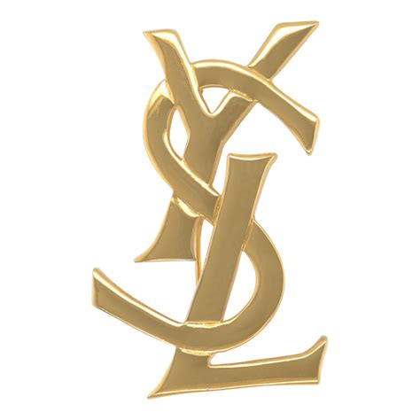 gold ysl logo png|ysl logo images.